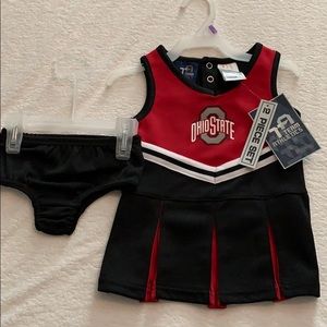12 Months Ohio State Cheerleading Costume/Outfit